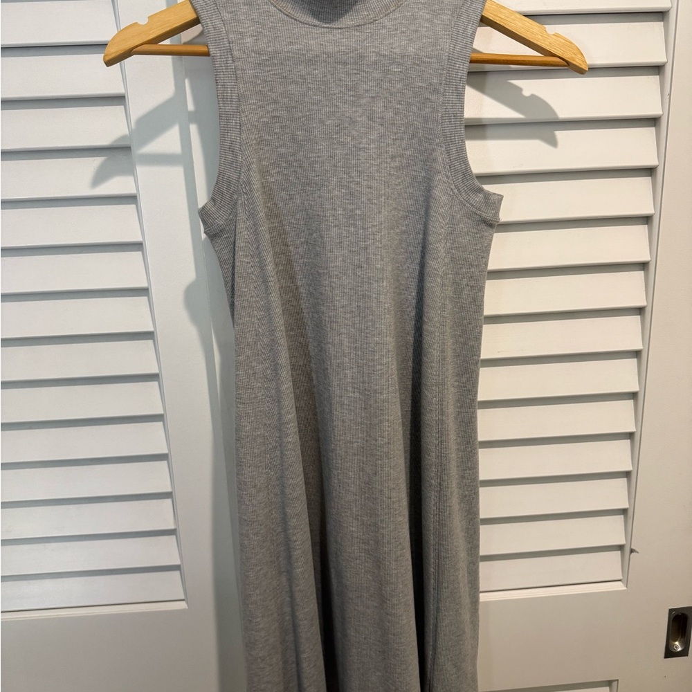 Sleeveless Gray Dress